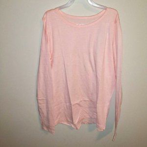 Children's Place girls long sleeve shirt light pink size Large 10/12 K-134
